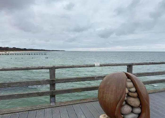 Mit Balkon-nur 500 Meter Zum Apartamento Zingst